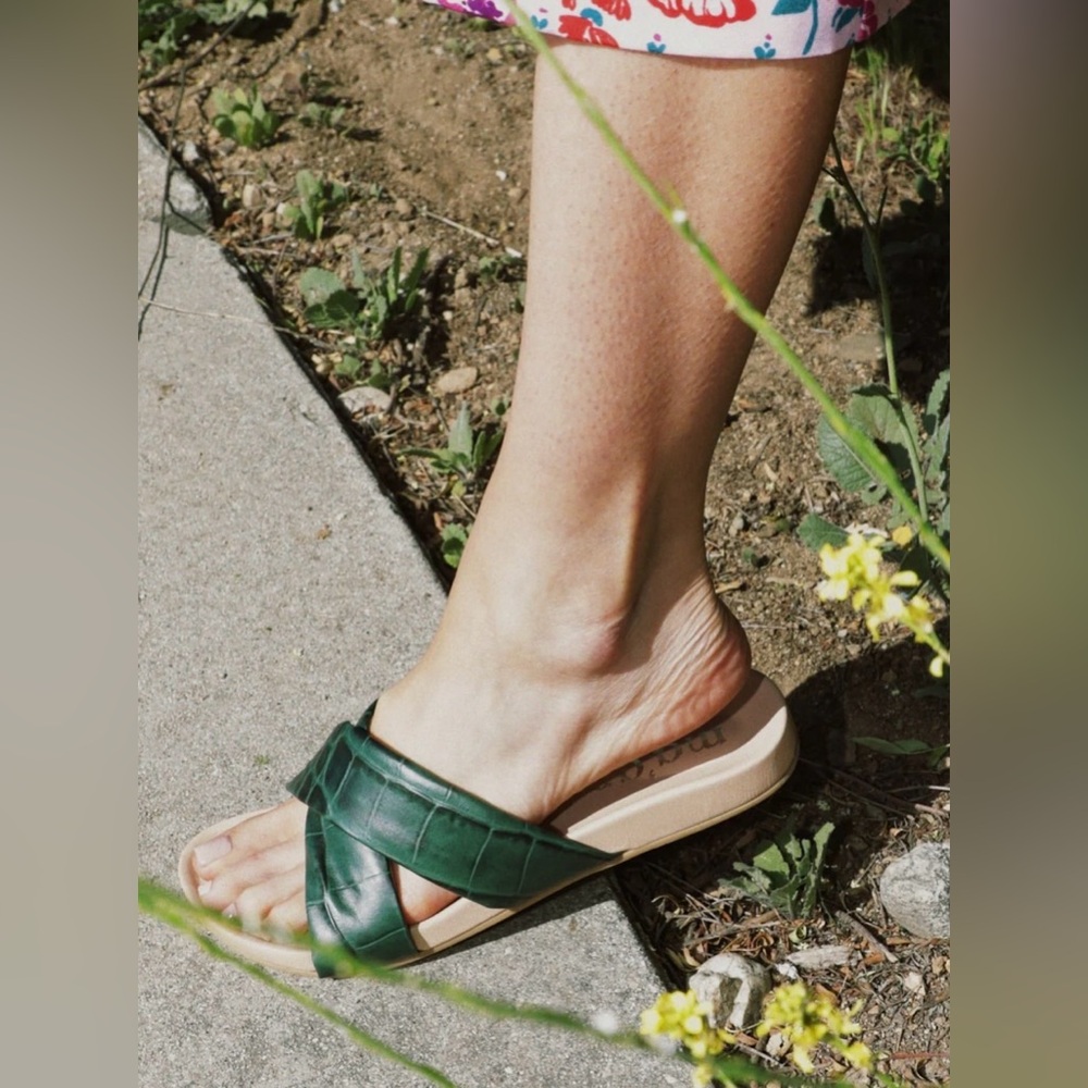 NIB Women’s Ma’am Size 6 Dolly Sandals in Forest - Picture 7 of 16